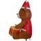 6ft. Airblown® Animated Inflatable Drummer Boy Teddy Bear
